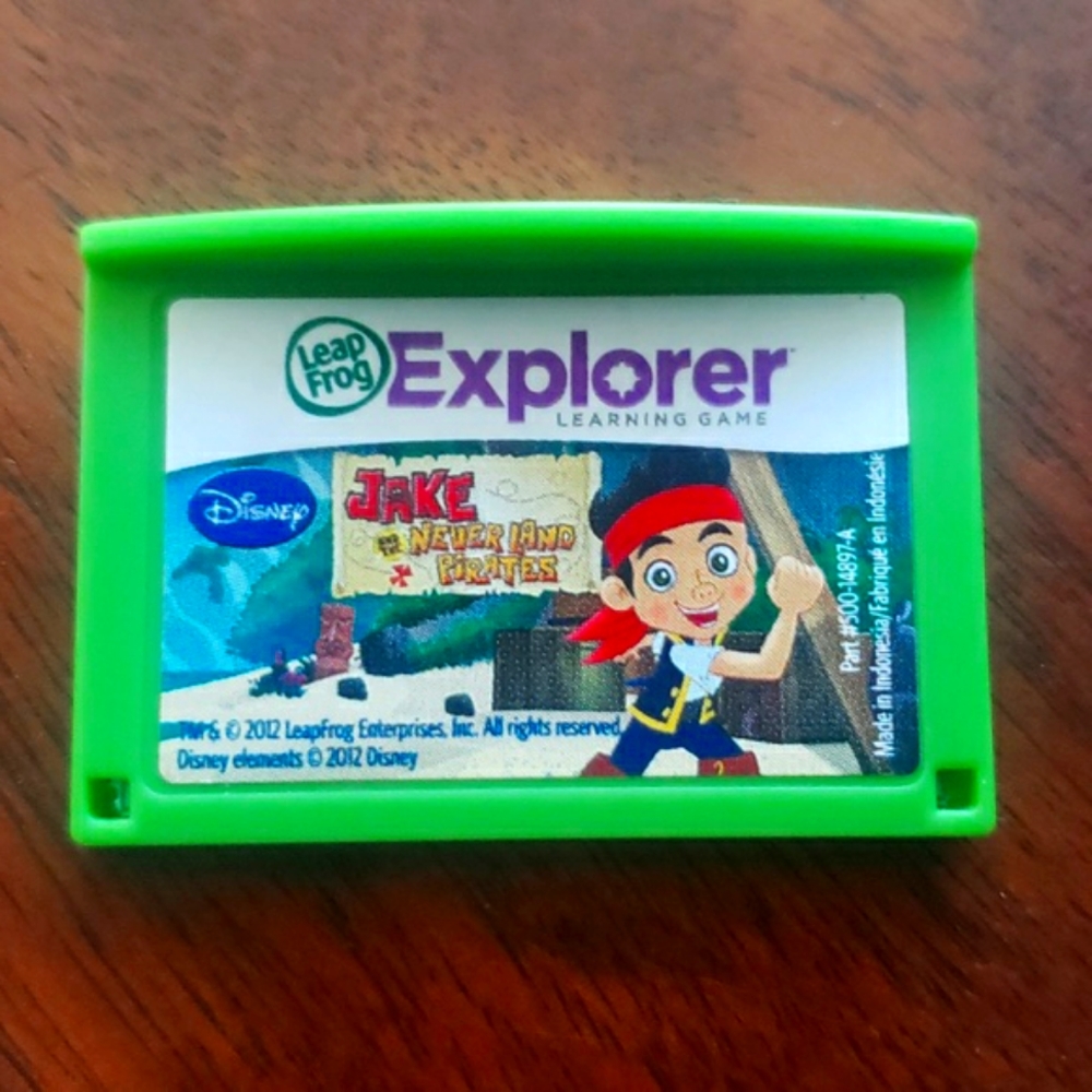 LeapFrog Explorer Learning Game Jake Never Land Pirates